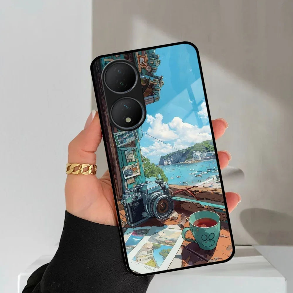 Memoirs in Color Glass Case Cover For Vivo - ShopOnCliQ