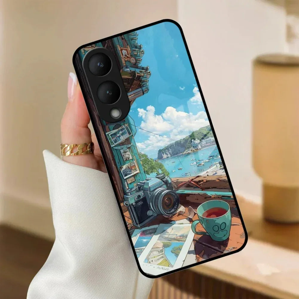 Memoirs in Color Glass Case Cover For Vivo - ShopOnCliQ