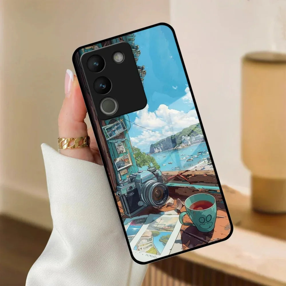 Memoirs in Color Glass Case Cover For Vivo - ShopOnCliQ