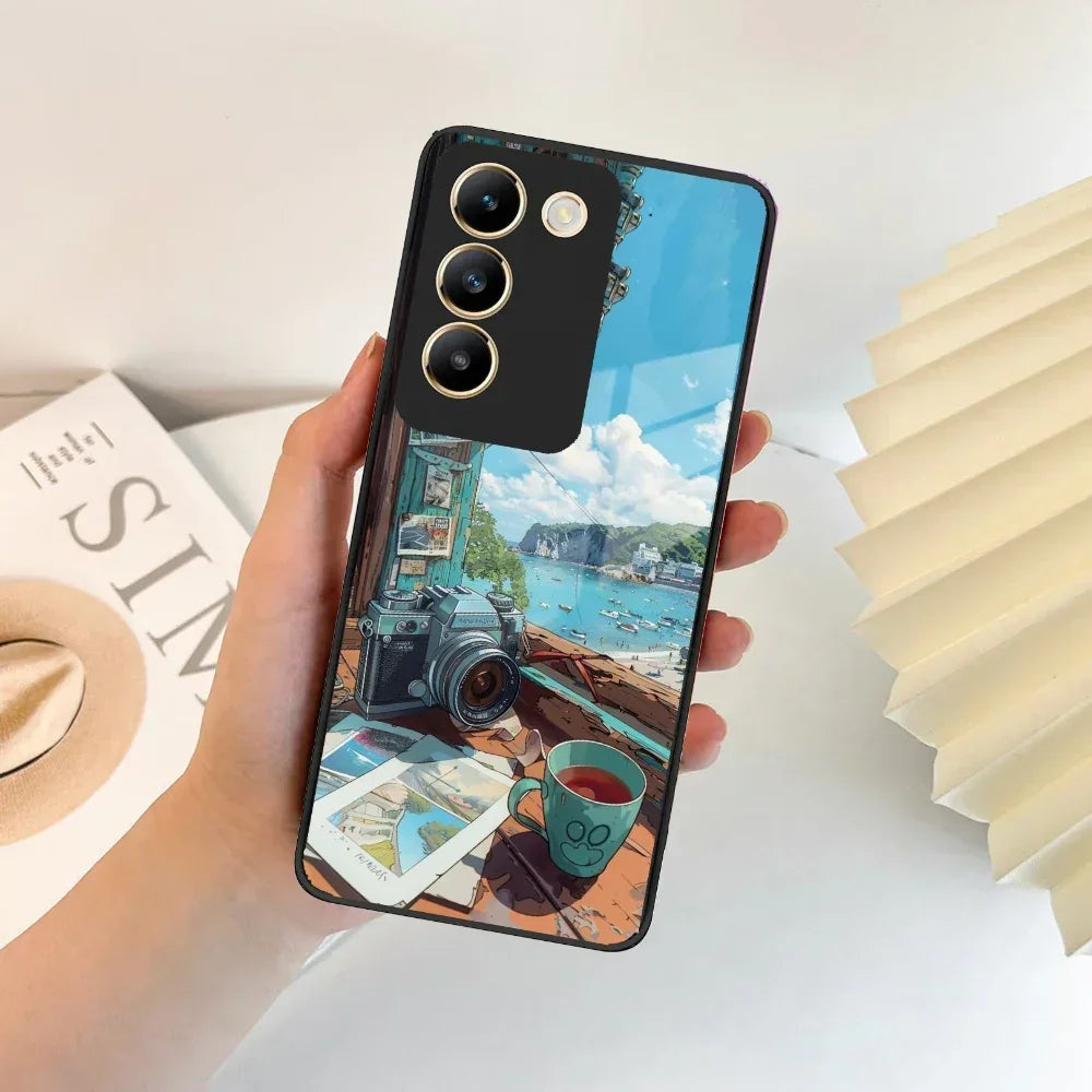 Memoirs in Color Glass Case Cover For Vivo - ShopOnCliQ