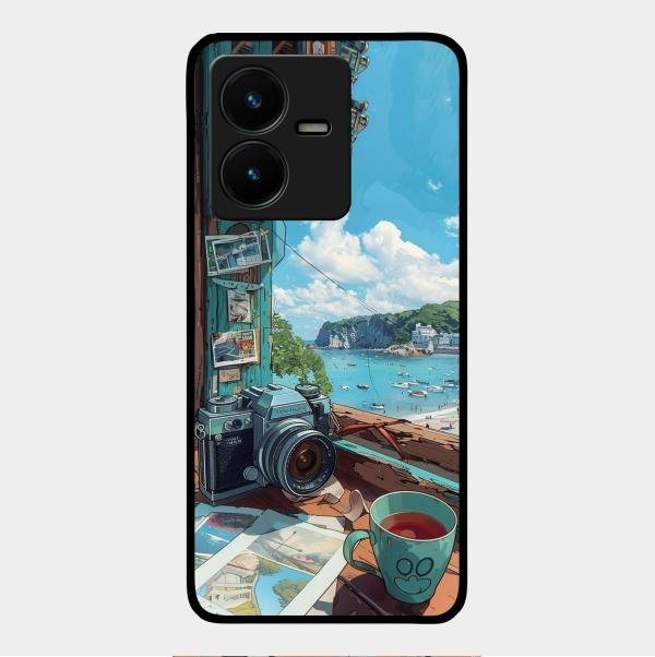 Memoirs in Color Glass Case Cover For Vivo Y22