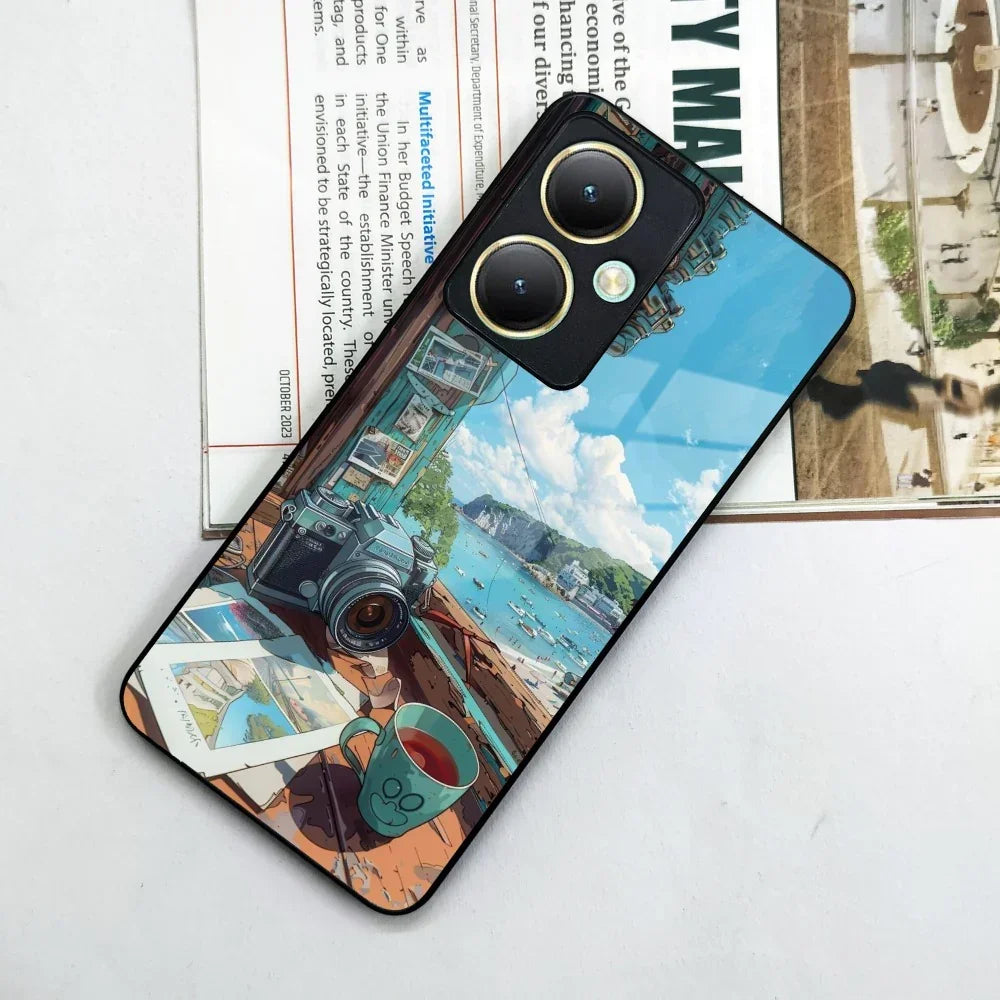 Memoirs in Color Glass Case Cover For Vivo - ShopOnCliQ