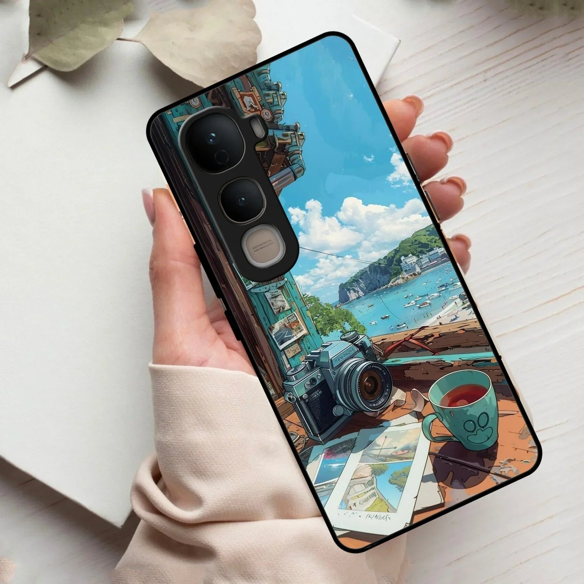 Memoirs in Color Glass Case Cover For Vivo - ShopOnCliQ