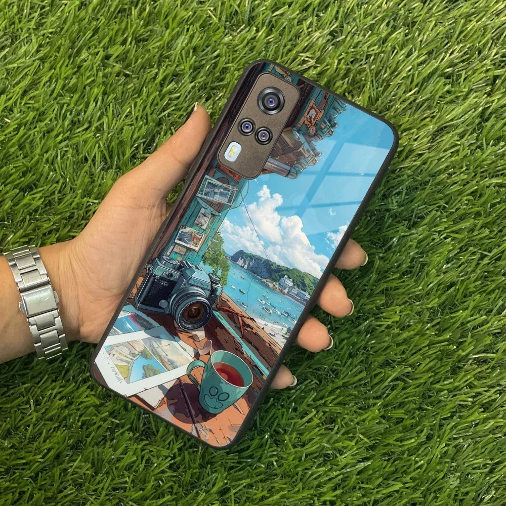 Memoirs in Color Glass Case Cover For Vivo - ShopOnCliQ