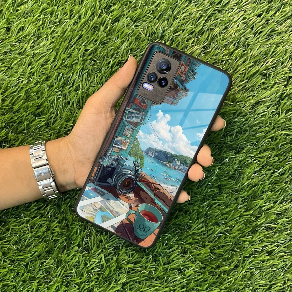Memoirs in Color Glass Case Cover For Vivo - ShopOnCliQ