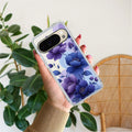 Midnight Bloom Transparent Silicon Case For Google Pixel 10 Pro