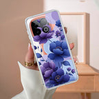 Midnight Bloom Transparent Silicon Case For iQOO Neo 10 5G