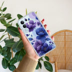 Midnight Bloom Transparent Silicon Case For iQOO Z6 Lite 5G