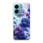 Midnight Bloom Transparent Silicon Case For iQOO Z6 Lite 5G
