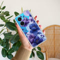 Midnight Bloom Transparent Silicon Case For iQOO Z6 Pro 5G