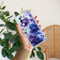 Midnight Bloom Transparent Silicon Case For Vivo V40e 5G