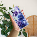 Midnight Bloom Transparent Silicon Case For iQOO Z9s 5G