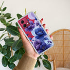 Midnight Bloom Anti Yellow Case For Motorola G84 5G