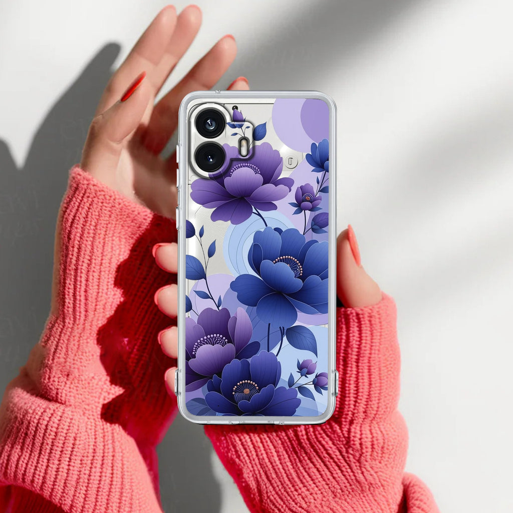 Midnight Bloom Anti Yellow Case For Nothing Phone 2