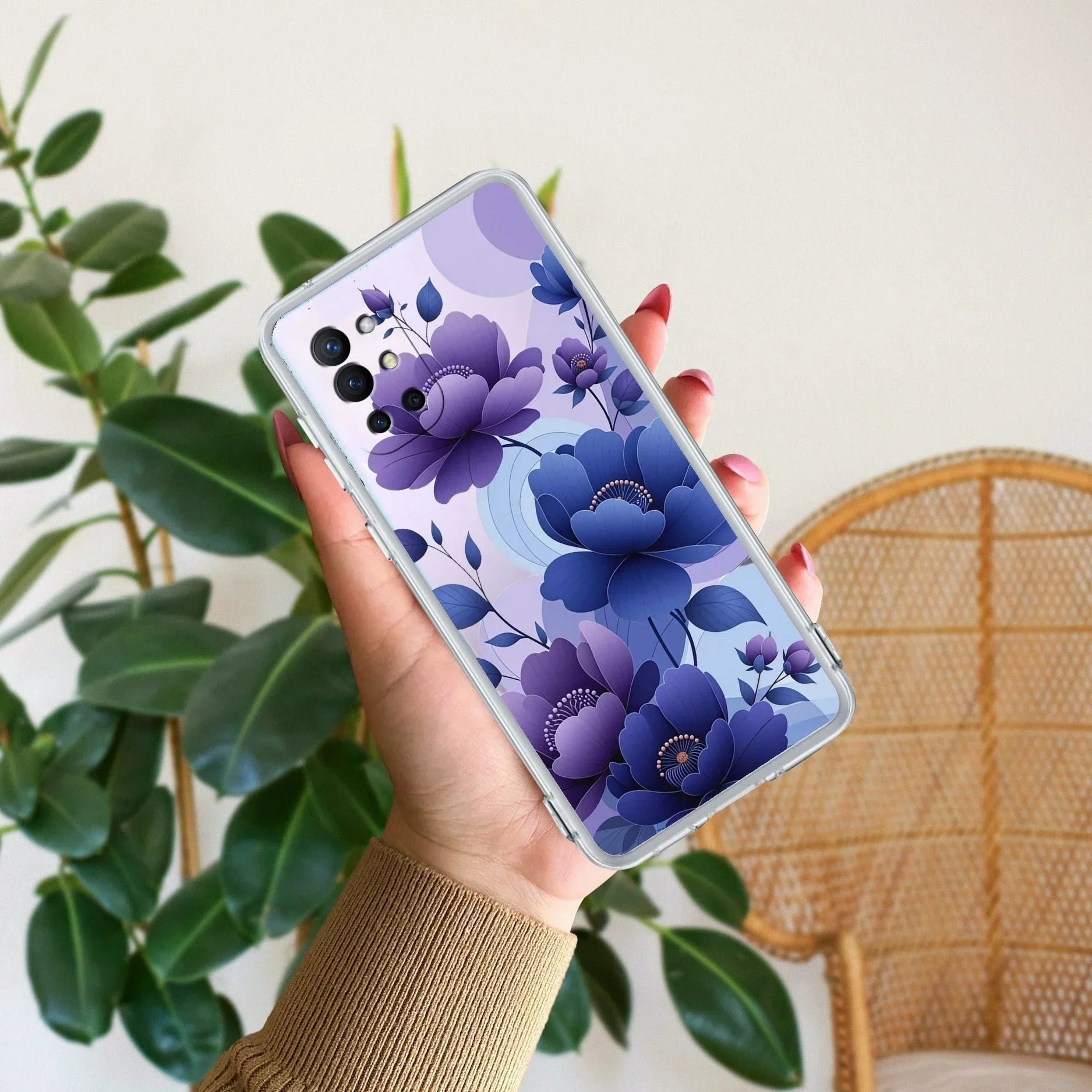 Midnight Bloom Transparent Silicon Case For OnePlus - ShopOnCliQ