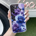Midnight Bloom Anti Yellow Case For Oppo Reno 12 Pro 5G