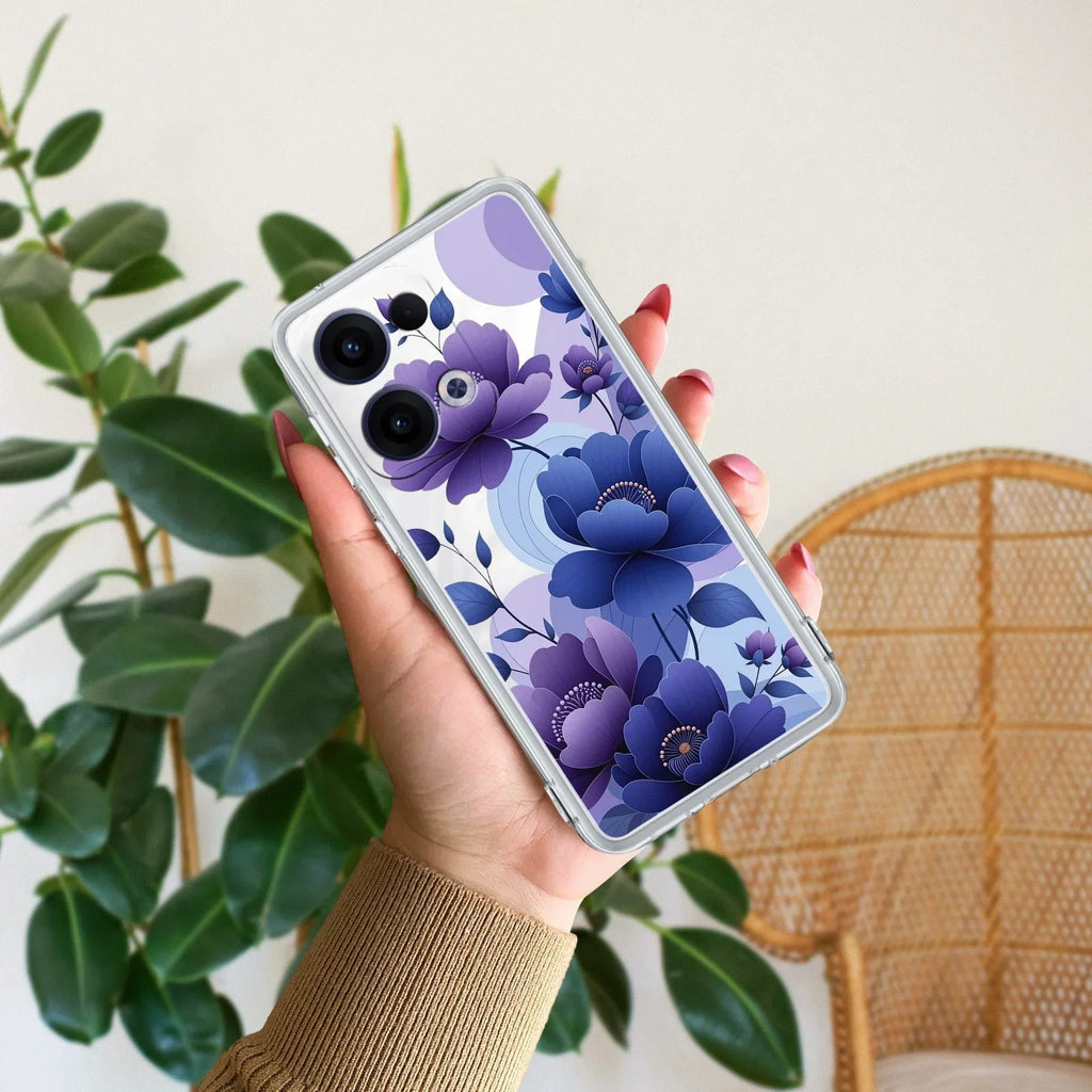 Midnight Bloom Anti Yellow Case For Oppo Reno 13 5G