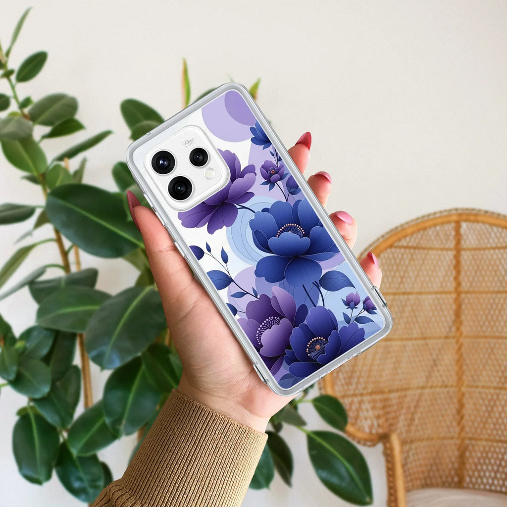 Midnight Bloom Anti Yellow Case For Oppo Reno 15 5G