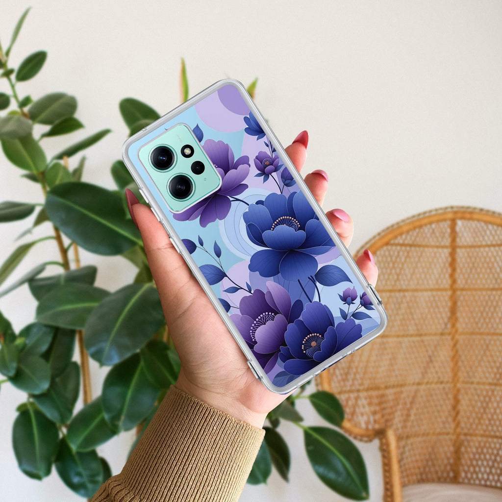 Midnight Bloom Anti Yellow Case For Redmi Note 12 4G
