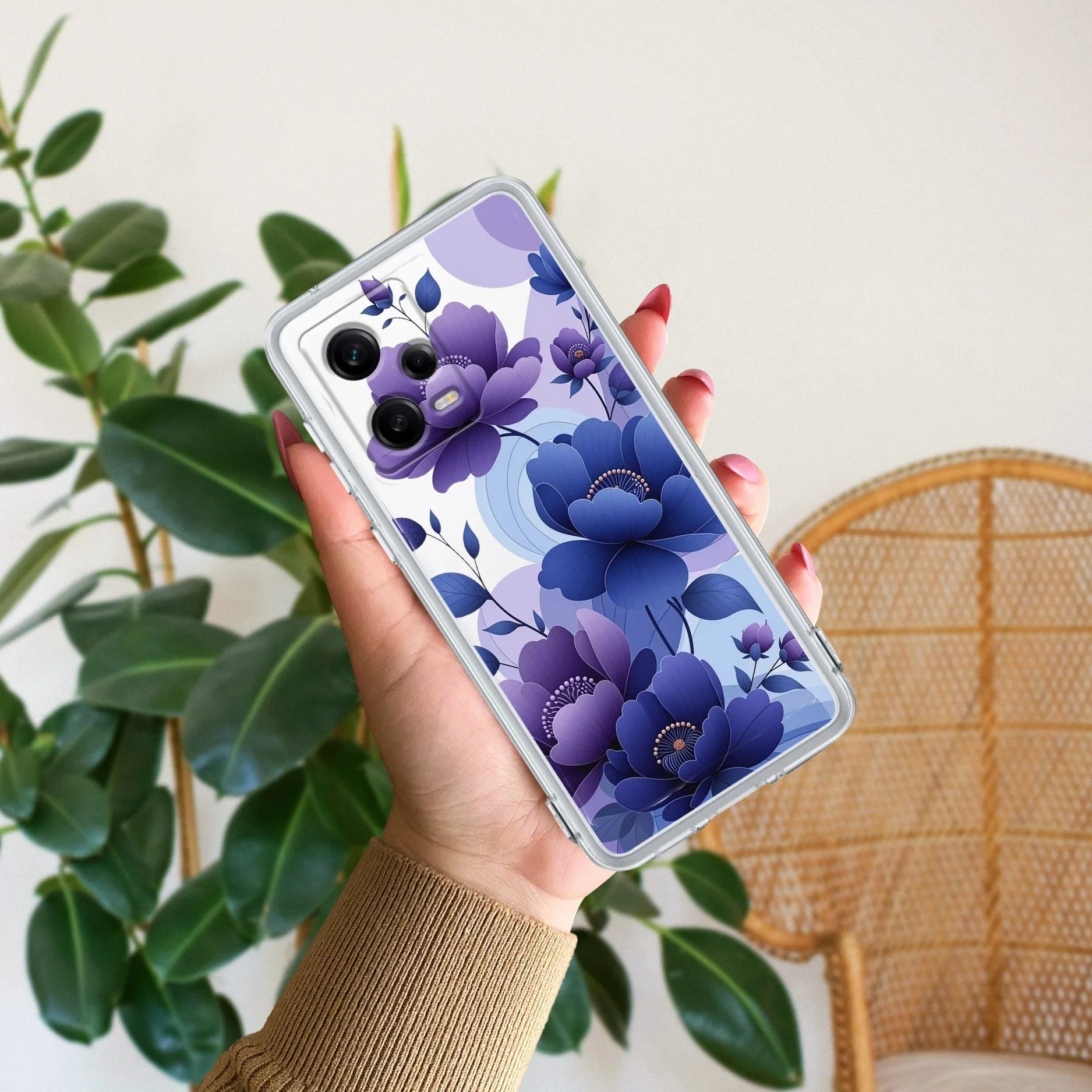 Midnight Bloom Transparent Silicon Case For Redmi/Xiaomi - ShopOnCliQ