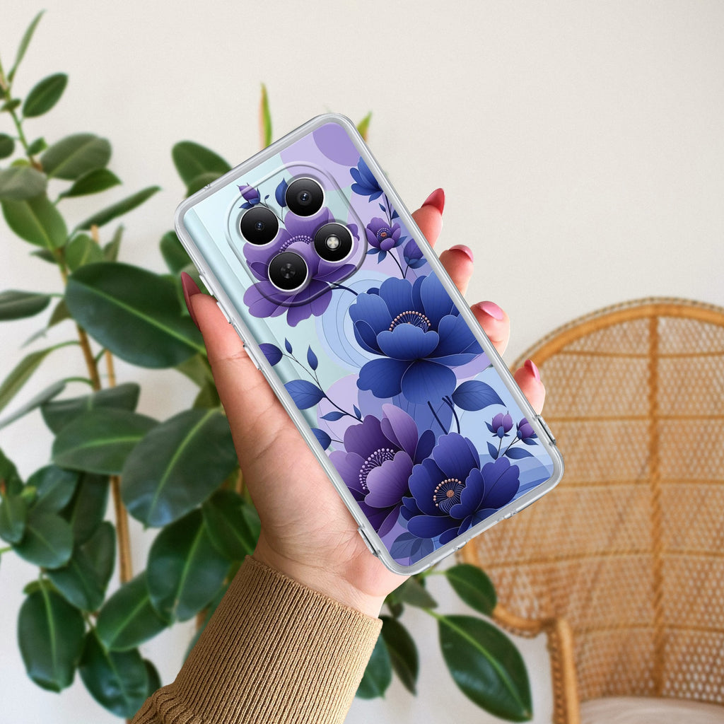 Midnight Bloom Transparent Silicon Case For Redmi/Xiaomi