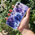Midnight Bloom Transparent Silicon Case For Samsung Galaxy M13 5G