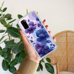 Midnight Bloom Transparent Silicon Case For Samsung Galaxy A12 / M12 / F12