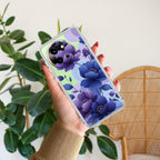 Midnight Bloom Transparent Silicon Case For Vivo V29 Pro 5G