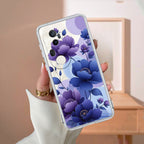 Midnight Bloom Transparent Silicon Case For Vivo T2 5G