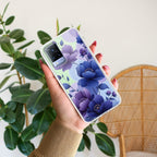 Midnight Bloom Transparent Silicon Case For Vivo V21 5G