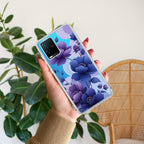 Midnight Bloom Transparent Silicon Case For Vivo V30 5G