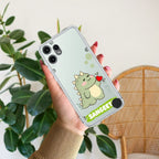 Mini Dino Customize Transparent Silicon Case For Nothing Phone 4A Pro 5G