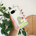 Mini Dino  Customize Transparent Silicon Case For Google Pixel 10a 5G