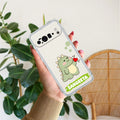 Mini Dino  Customize Transparent Silicon Case For Google Pixel 10 Pro XL