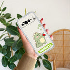 Mini Dino  Customize Transparent Silicon Case For Google Pixel 10 Pro XL