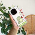 Mini Dino Customize Transparent Silicon Case For iQOO 12 5G
