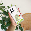 Mini Dino Customize Transparent Silicon Case For iQOO 13 5G
