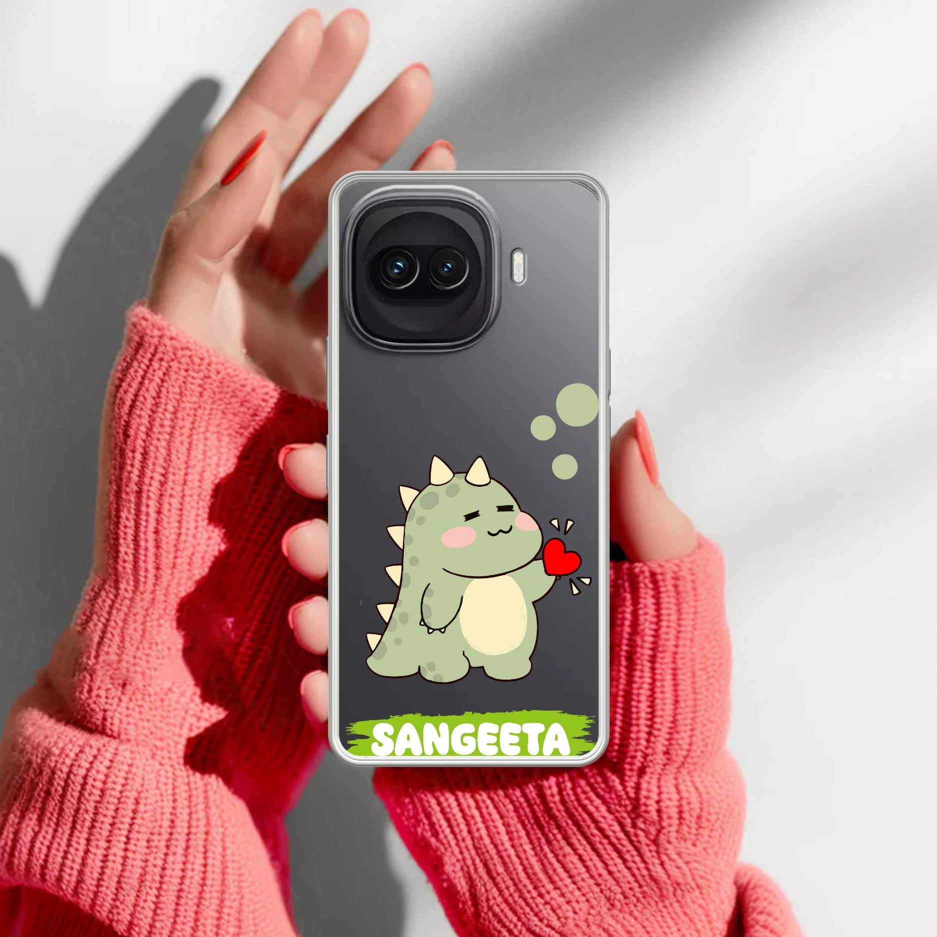 Mini Dino Customize Anti Yellow Case For iQOO 15R 5G