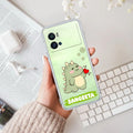 Mini Dino Customize Transparent Silicon Case For iQOO Neo 7 Pro 5G
