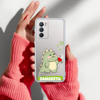 Mini Dino Customize Transparent Silicon Case For iQOO 9 SE 5G