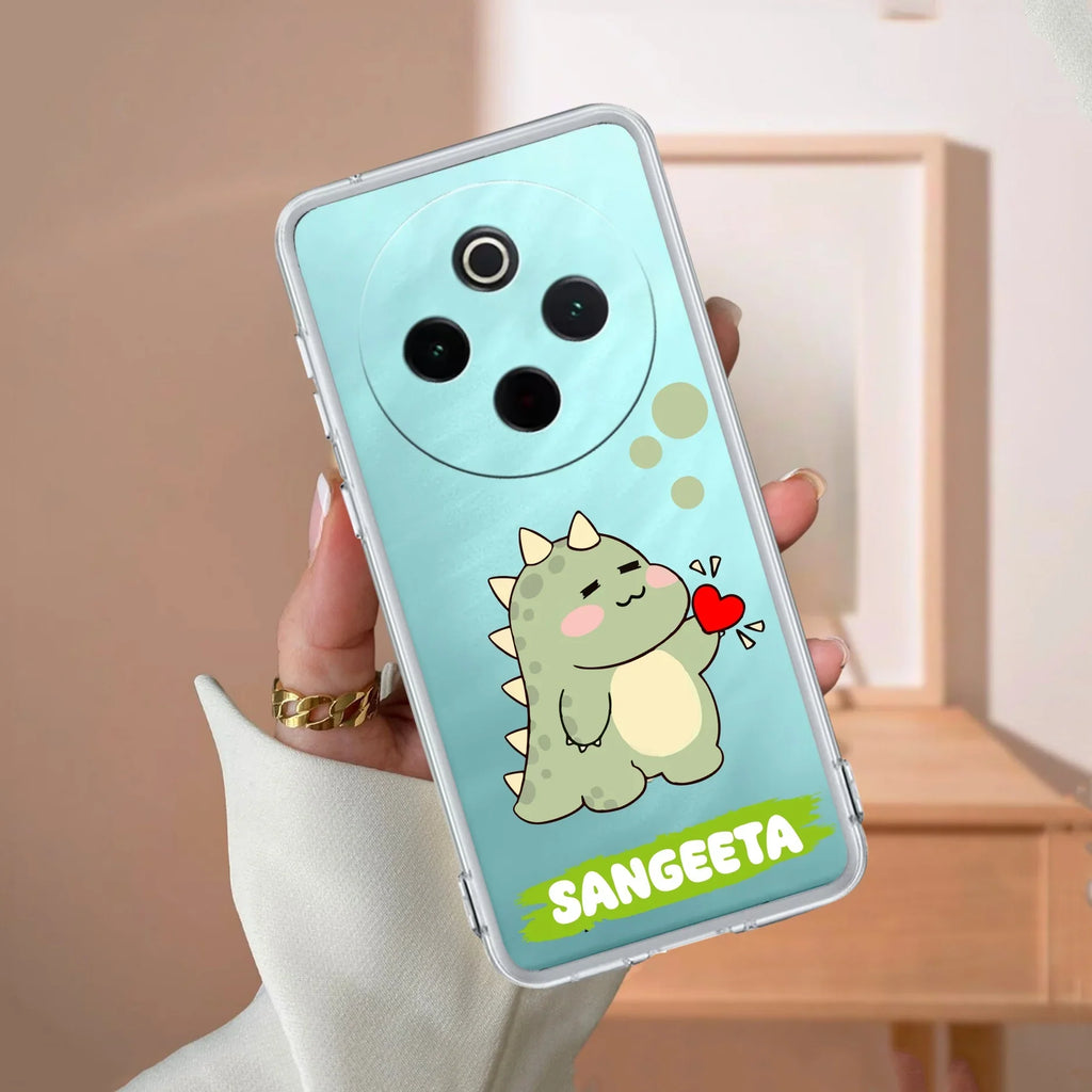 Mini Dino Customize Transparent Silicon Case For iQOO Z10 5G