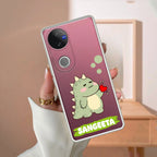 Mini Dino Customize Transparent Silicon Case For iQOO Z10R 5G
