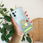 Mini Dino Customize Transparent Silicon Case For iQOO Z7 5G