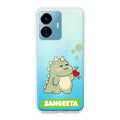 Mini Dino Customize Transparent Silicon Case For iQOO Z6 Lite 5G