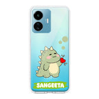 Mini Dino Customize Transparent Silicon Case For iQOO Z6 Lite 5G