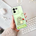 Mini Dino Customize Transparent Silicon Case For iQOO Z7 Pro 5G