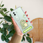 Mini Dino Customize Transparent Silicon Case For iQOO Z9s 5G