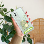Mini Dino Customize Transparent Silicon Case For Vivo Y200 Pro 5G