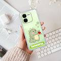 Mini Dino Customize Transparent Silicon Case For iQOO Z9x 5G
