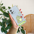Mini Dino Customize Anti Yellow Case For Motorola Edge 40 Neo 5G